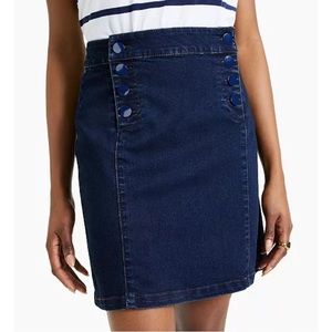 Charter Club Denim Tummy Control Sailor Skirt in Size 8